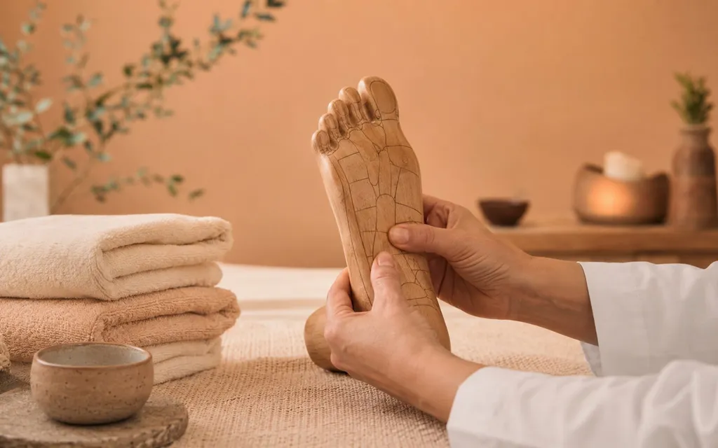 Reflexology foot massage at Organic Health, Soho